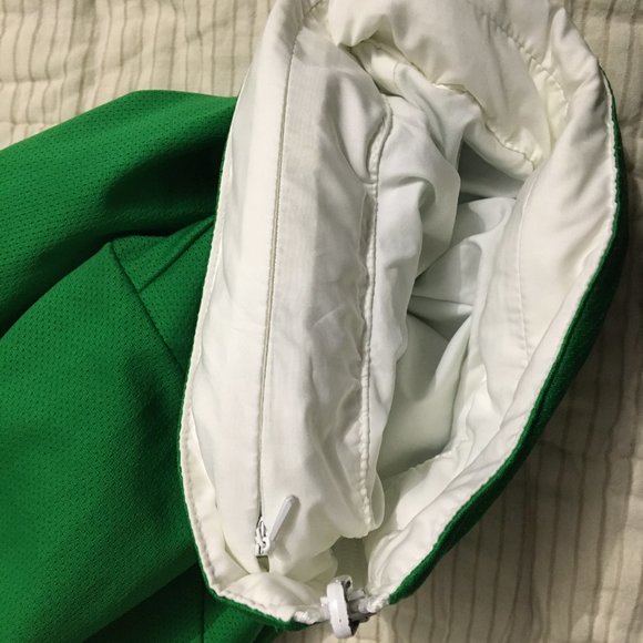 Nike FIT DRY Reversible Windbreaker Jacket White & Green Teen's XL 16-18 RN56323 - Picture 12 of 13